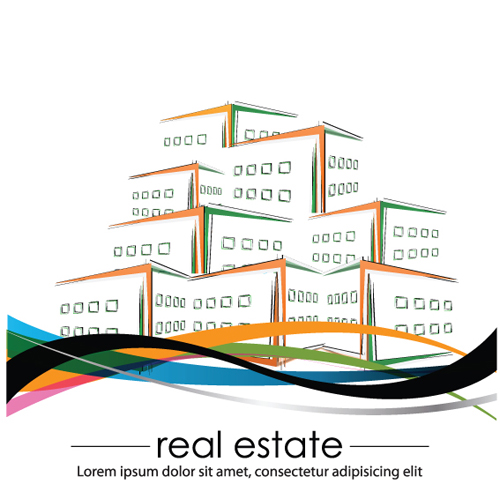 Elements of Real Estate Design vector material 01