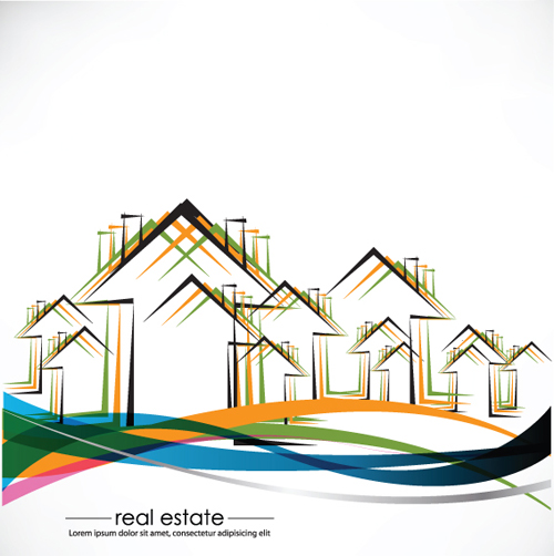 Elements of Real Estate Design vector material 02