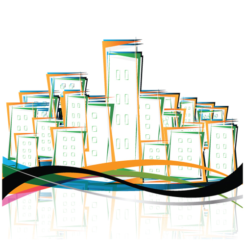 Elements of Real Estate Design vector material 05