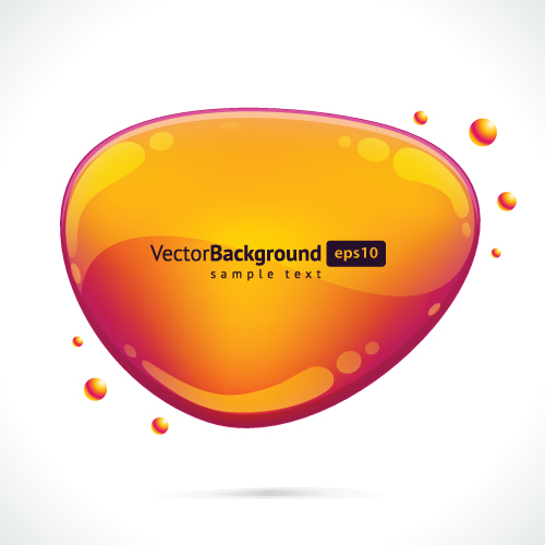 Background with Speech Bubbles vector 01
