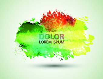 Watercolor cloud background 04