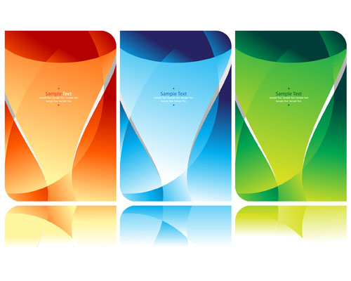 Colorful Abstract background elements vector 01