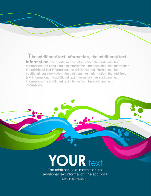 Colorful Abstract background elements vector 02