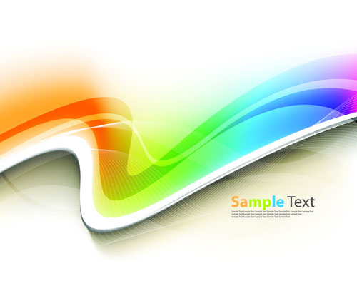 Colorful Abstract background elements vector 03