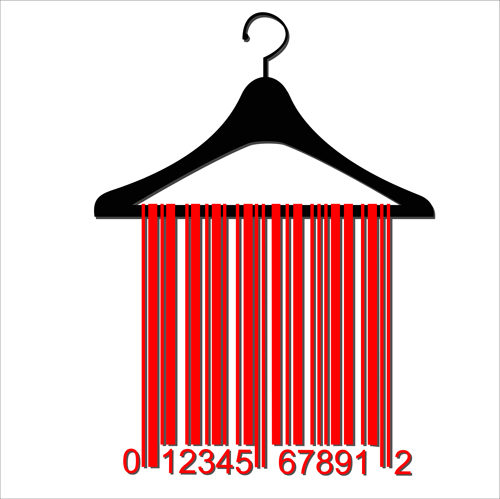 Creative clothes hangers design elements vector 05
