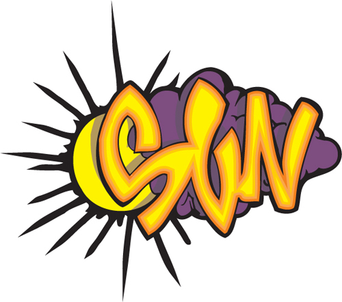 Funny graffiti alphabet design vector 04