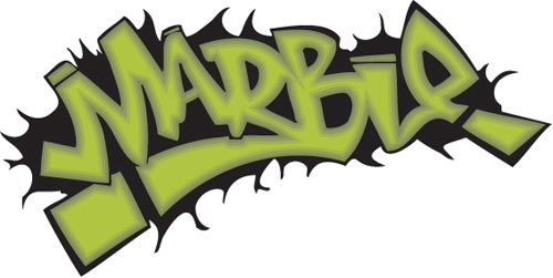 Funny graffiti alphabet design vector 06