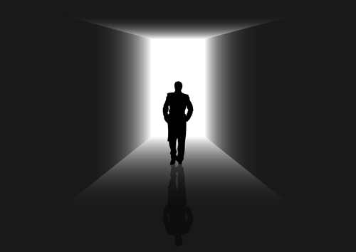 Tunnel and light design elements vector 02