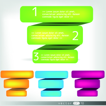 Web speech bubbles design vector 02