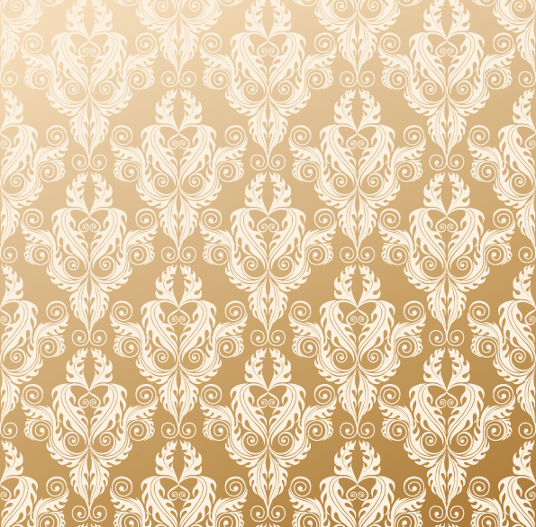 Bright White floral vector backgrounds set 02