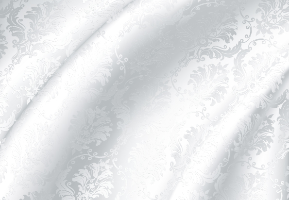 Bright White floral vector backgrounds set 03
