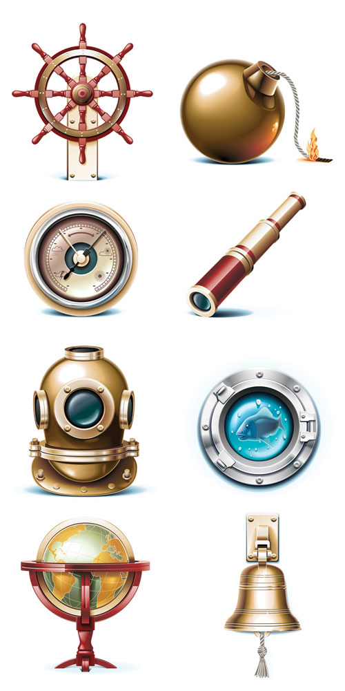 Navigation icon Vector