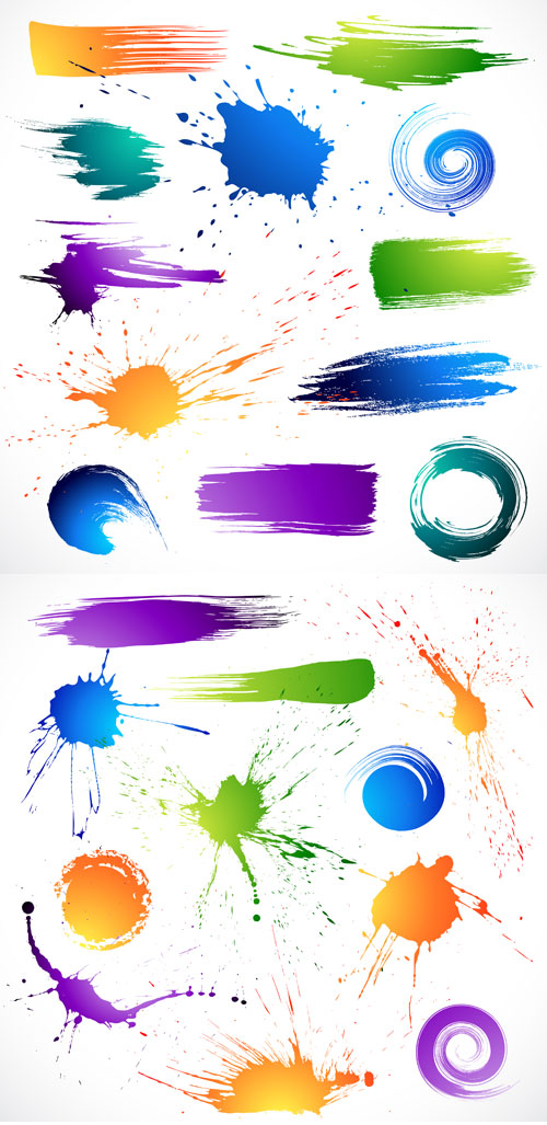 Spray Effect Vector