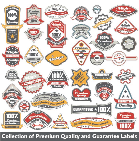 vector stickers classic label 