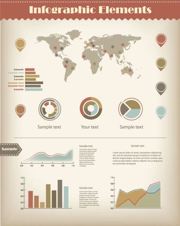 Set Data Chart 04 vector