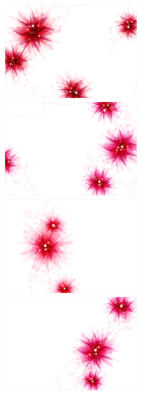 vector purple pattern material flowers dream background 