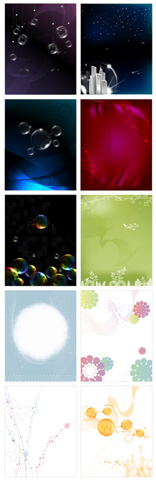 Decorative pattern bubble background 2