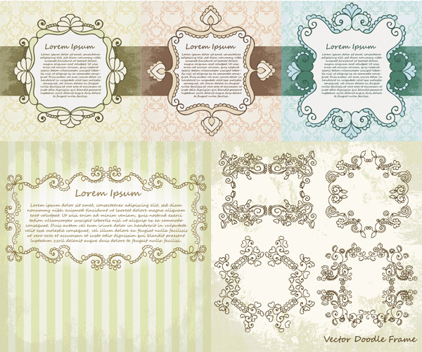 Beautiful floral Border vector