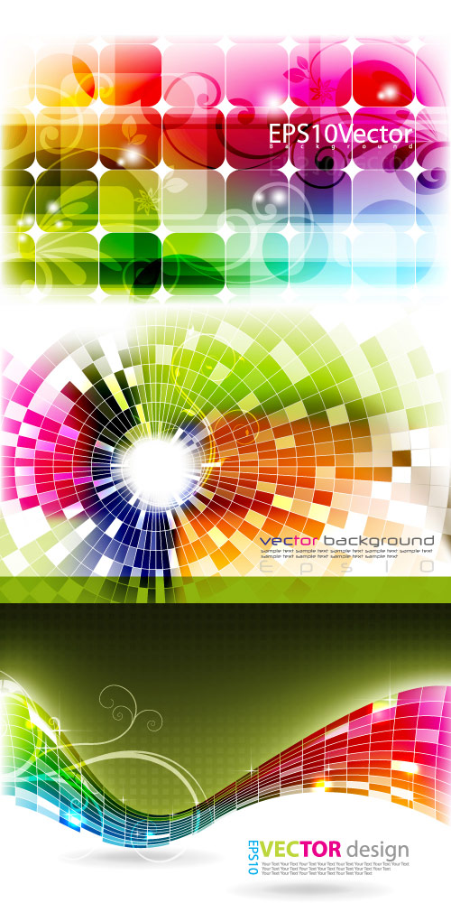 effects of light background art