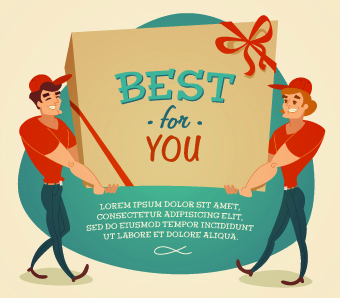 Vintage advertising billboard vector 04