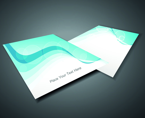 Set of Business form design vector 05