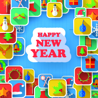 2014 Christmas background art graphics 04