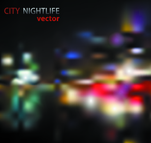 vector background city blurred background 