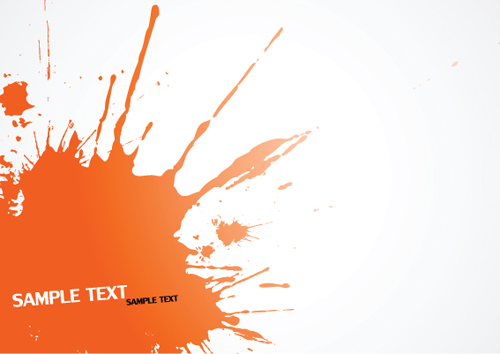 Colored splash Garbage vector background 03