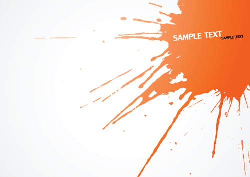 Colored splash Garbage vector background 04