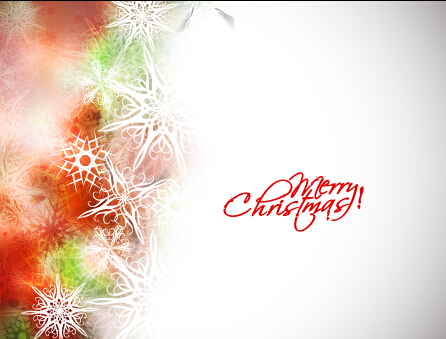 snowflake snow colorful christmas background vector background 