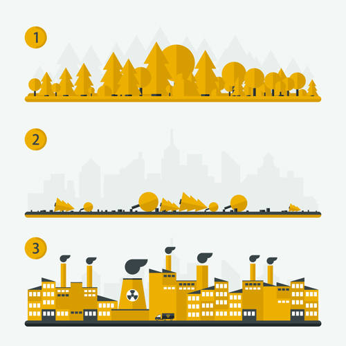 Concept ecology and environment business template vector 02