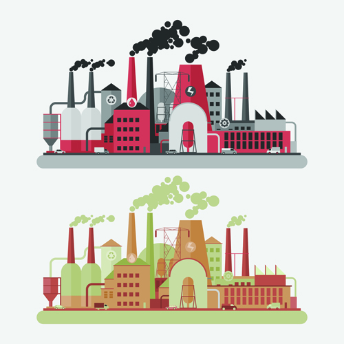 Concept ecology and environment business template vector 07