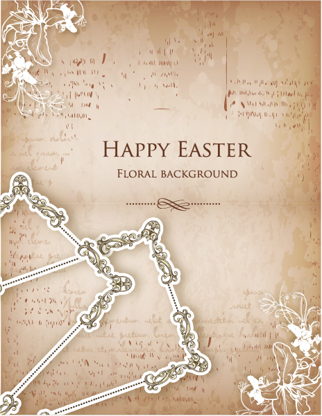 Floral Frames vector backgrounds set 09