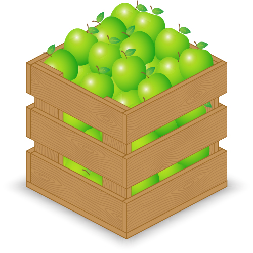 wooden crate fruits crate 