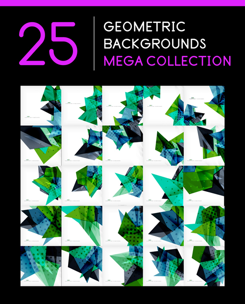 Geometric shape abstract backgrounds vectors 10 Geometric shape abstract backgrounds vectors 10