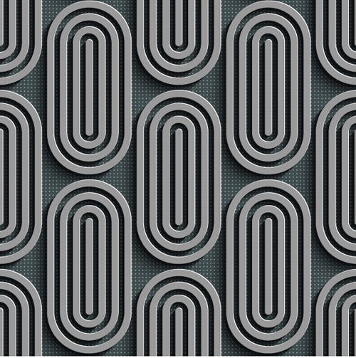 seamless plate perforated pattern gray 