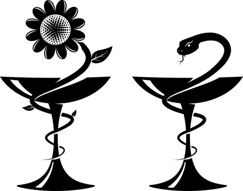 Vector Snake symbol design elements 01