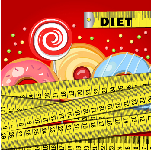 Modern fast food poster material vector 03