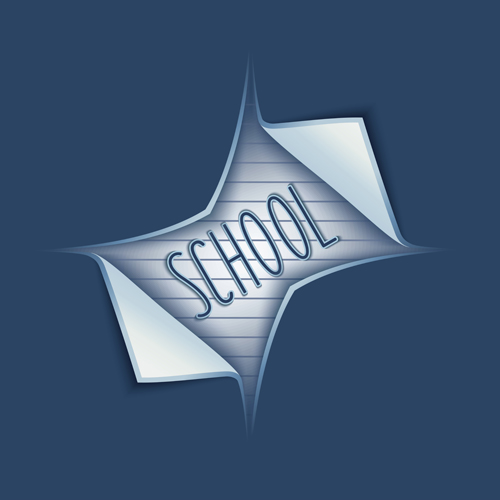 Paper school vector background 03 Paper school vector background 03