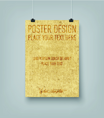 poster design poster hanging 