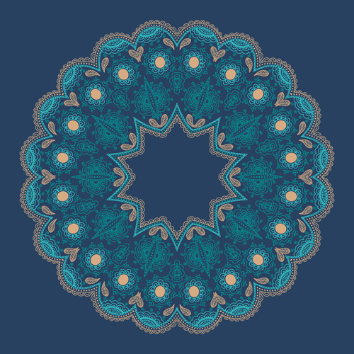 ornaments lace background 