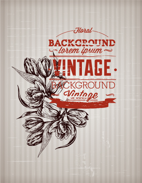 Huge collection of Vintage background vector 18