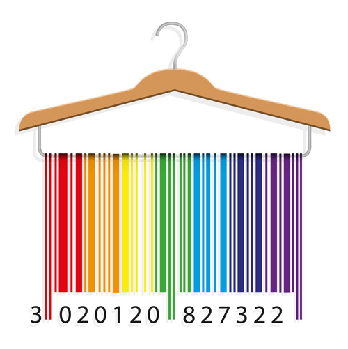 Creative clothes hangers design elements vector 04