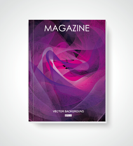 magazine cover background vector background 