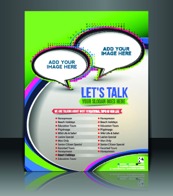 Business flyer and brochure cover design vector 25