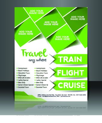 magazine flyer cover business brochure 