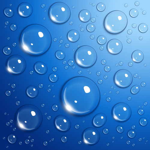 water drop transparent drops background vector background 