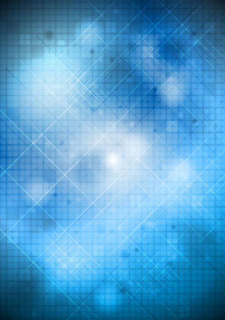 Abstract blue background vector set 01
