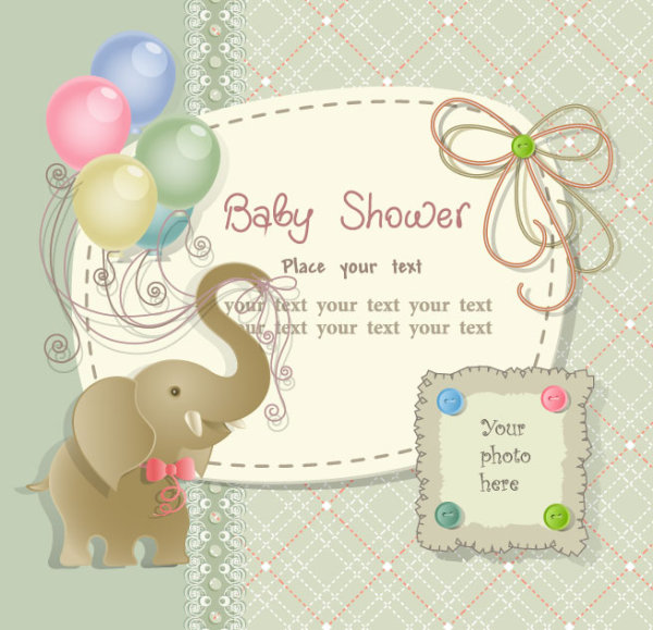 Cute cartoon Animal elements background vector 02
