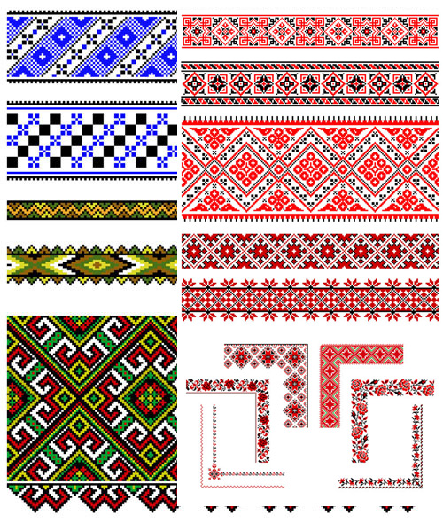 vector pixel pattern 